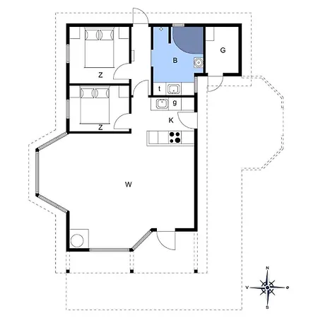 Bl1624-blokhus-jaegerbakken-1 بيت للعطل